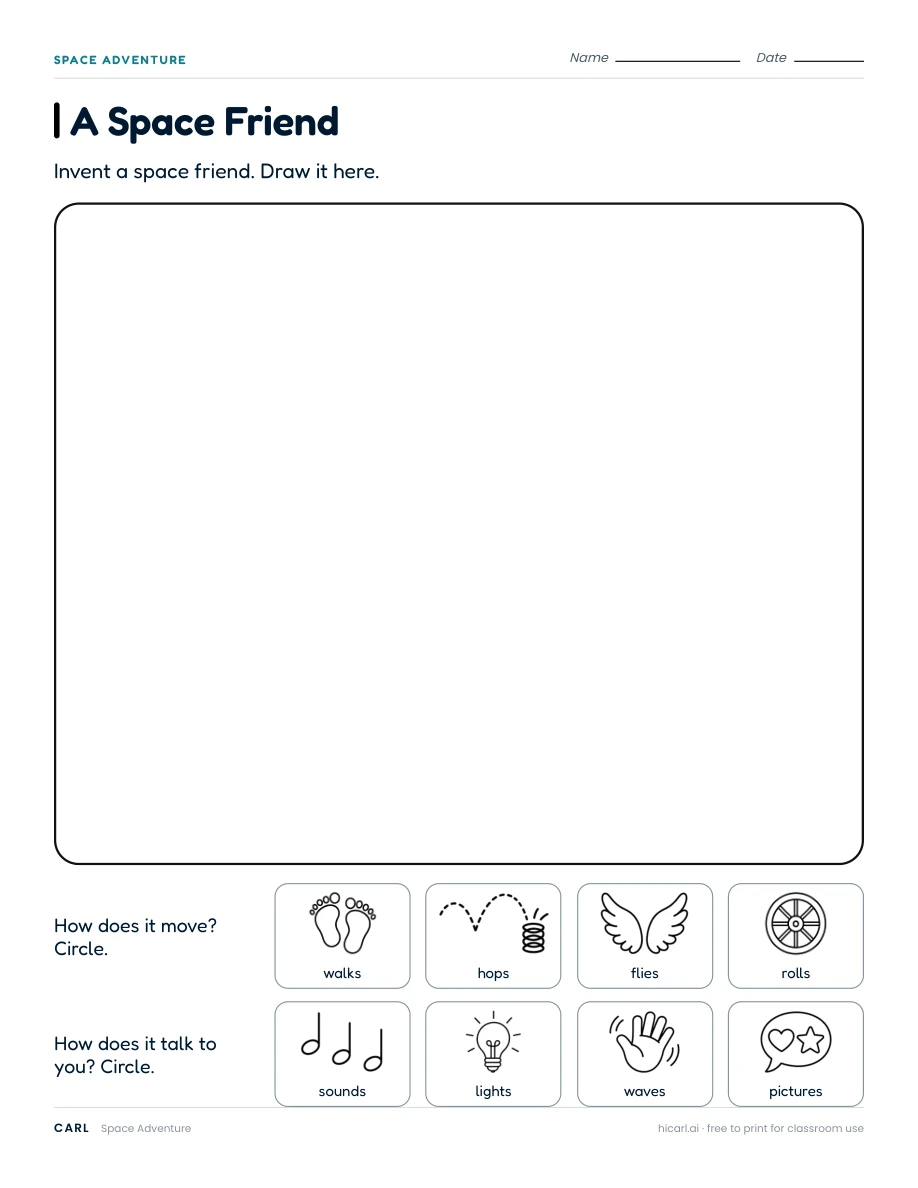 Space Adventure activities preview