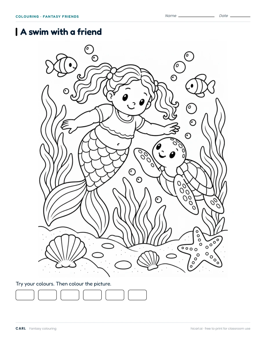 A Swim with a Friend preview