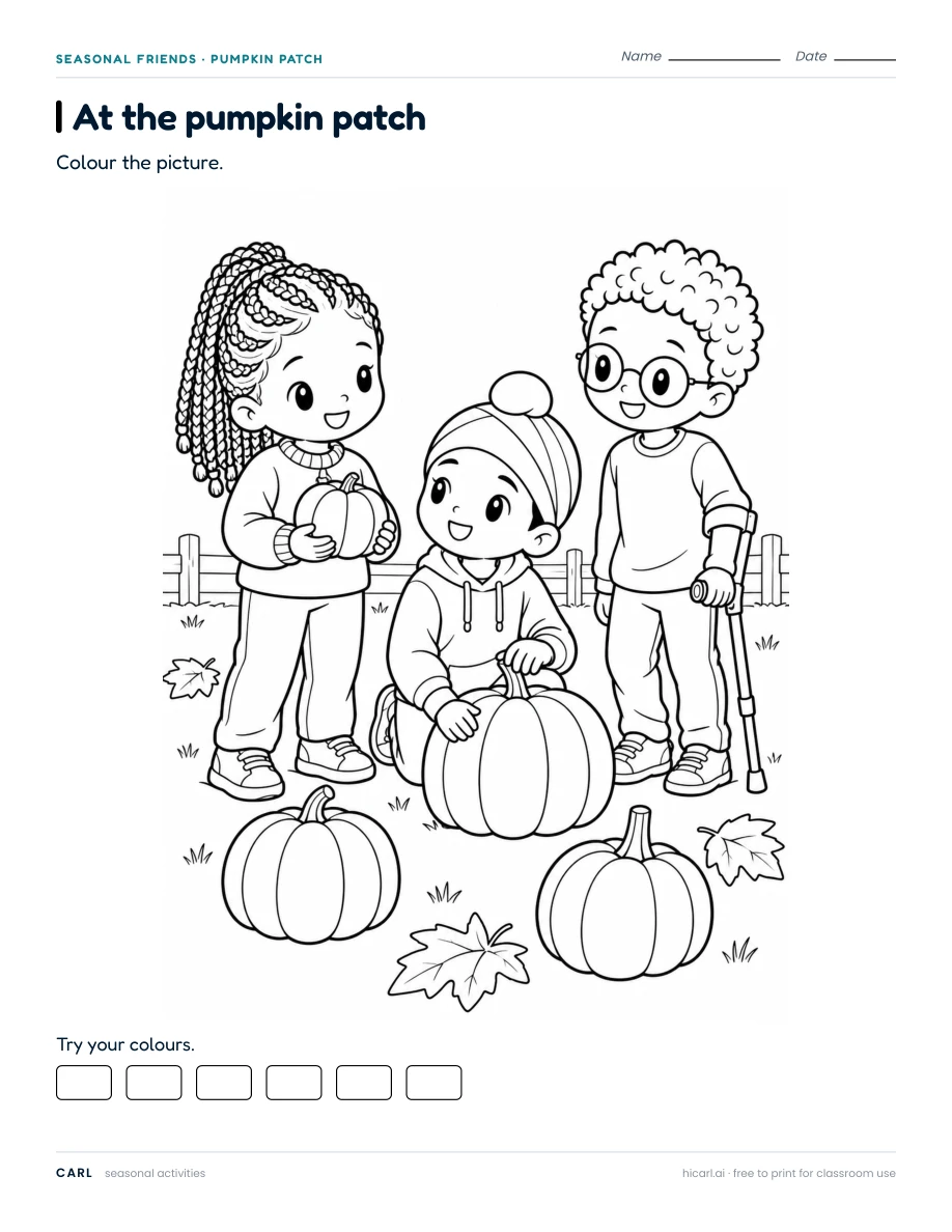 Pumpkin patch activities preview
