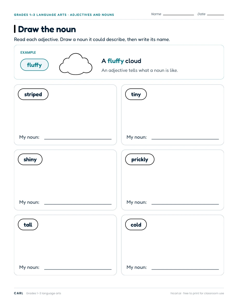 Draw the noun preview