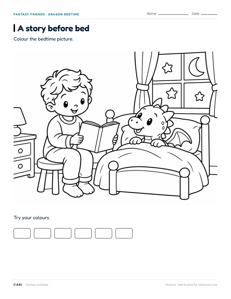 A story before bed, version 2 — page 1 of 1