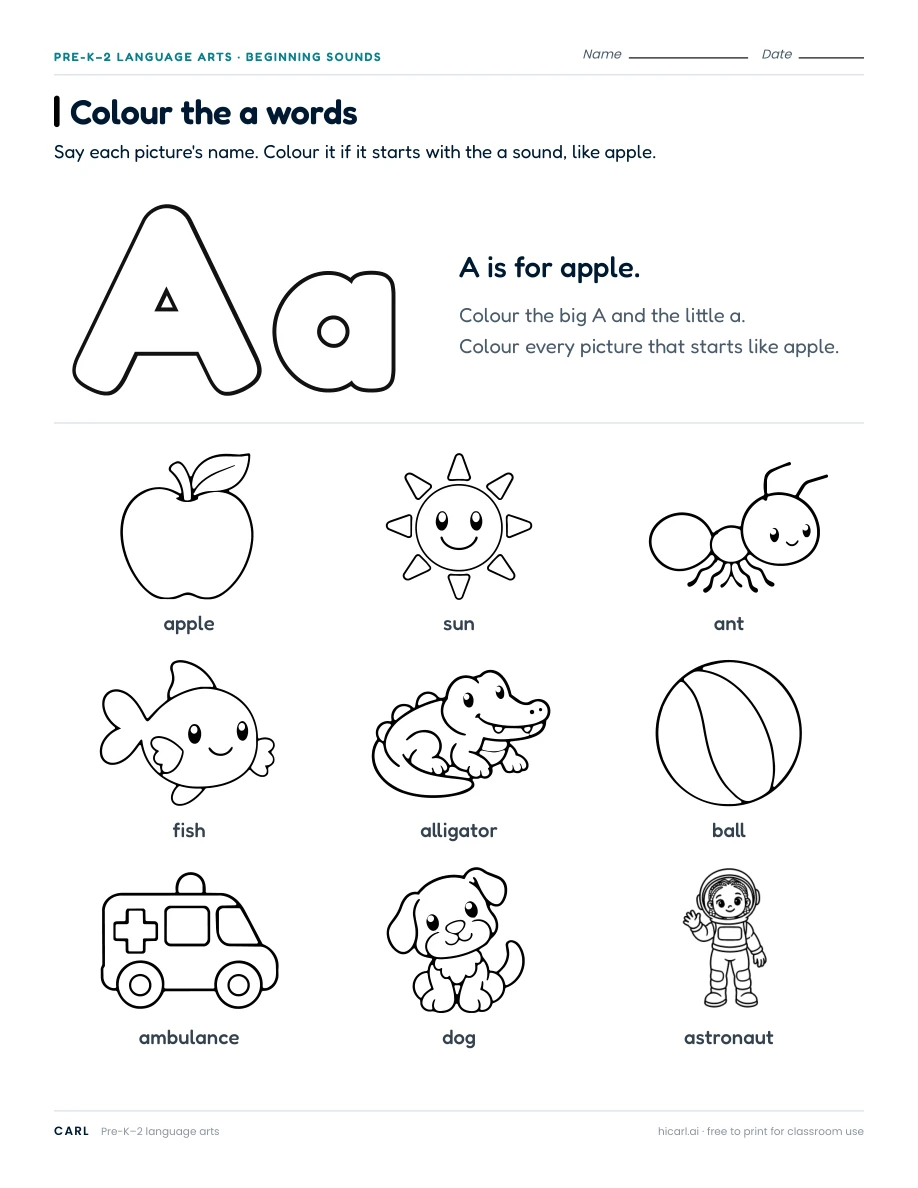 Short vowel and word family worksheets preview