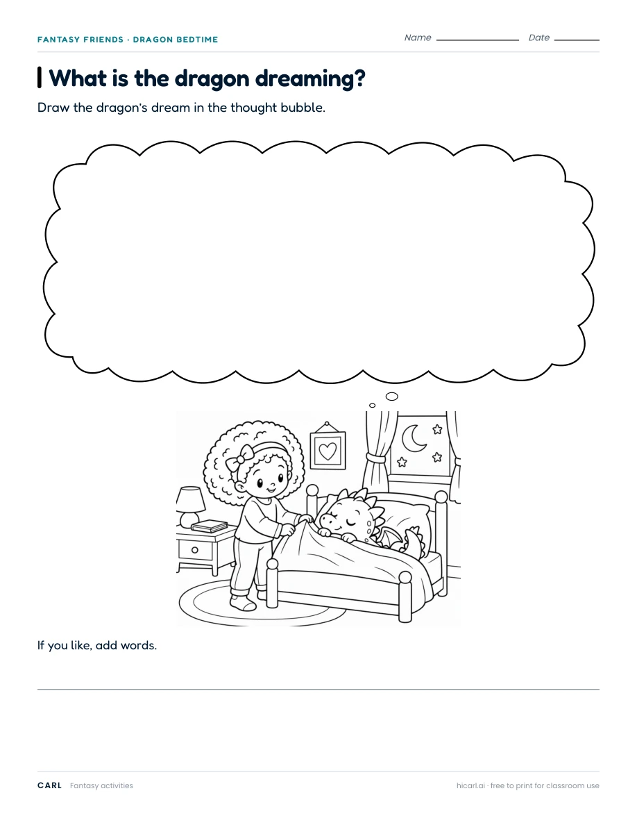 What is the dragon dreaming?, version 1 — page 1 of 1